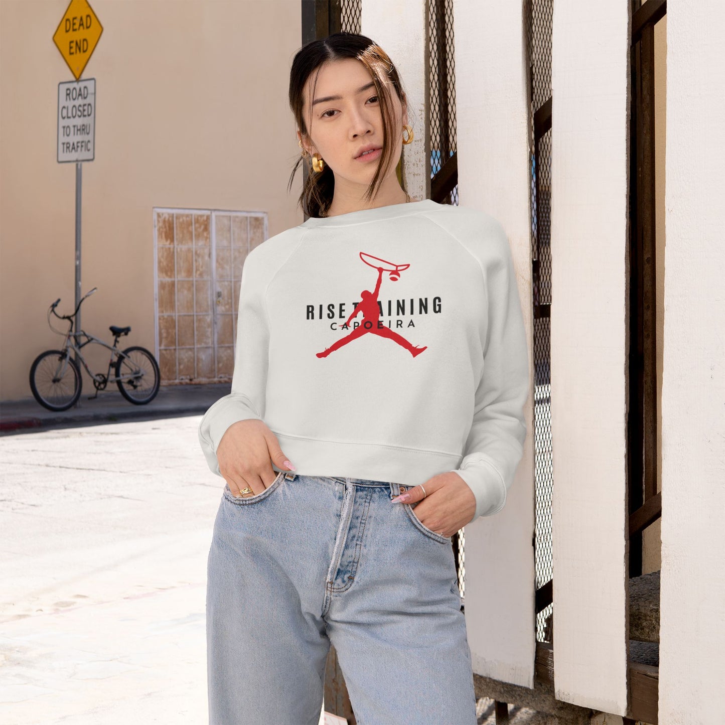 Elevação Collection No. 3 [Cloud] Women's Cropped Fleece Pullover